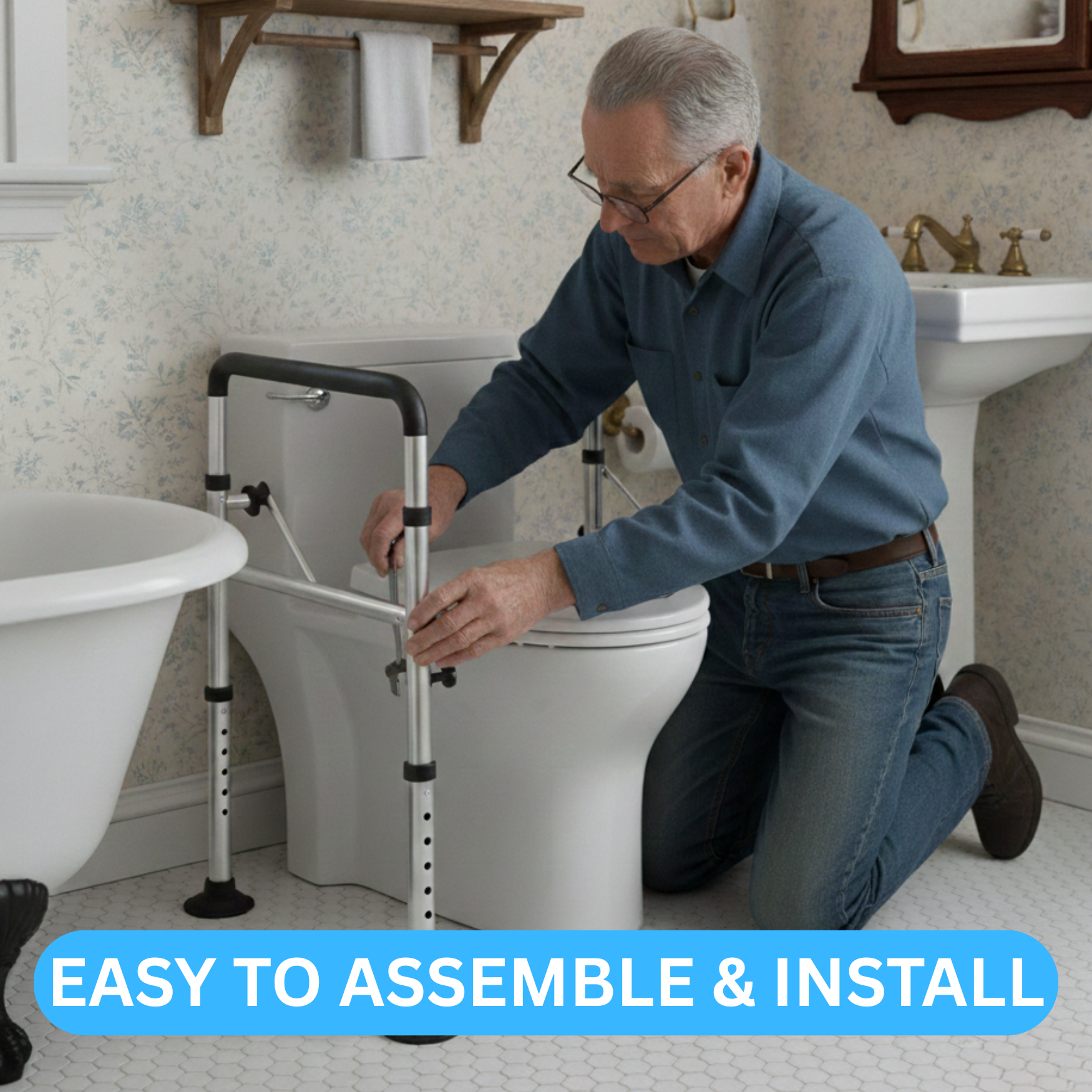 SafeRise Toilet Rail